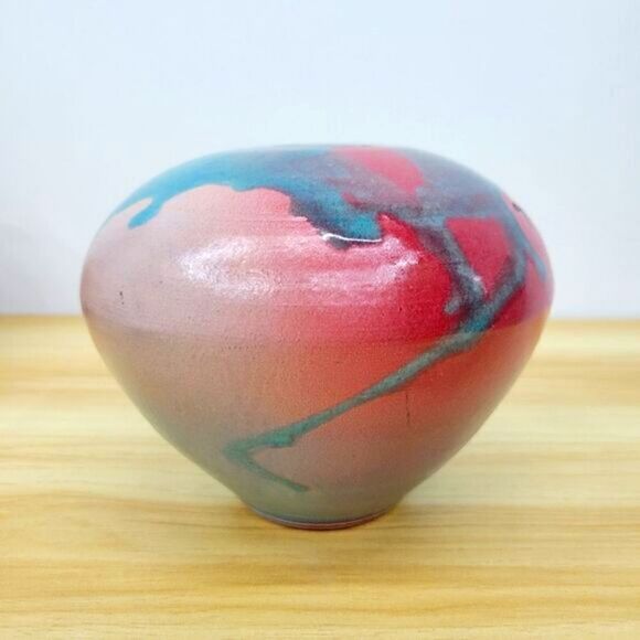 Christopher "Christoph" Heede Arizona Studio Pottery Ruku Jug Vase Vessel - Picture 4 of 16